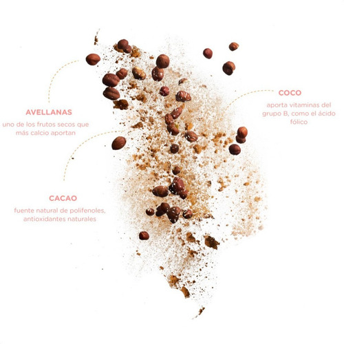 Barrita de Cereal Muecas Cacao Avellanas Y Coco de 45 g