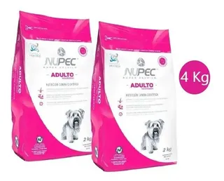 Combo 2 Nupec Adulto Rz Pequeña 2kg Alimento Croquetas Perro