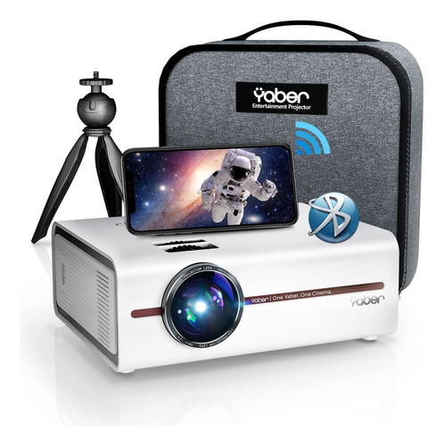 Mini Proyector Con Wifi Y Bluetooth 5.1, Proyector De Pelícu