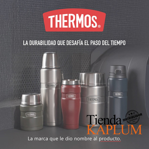Thermos Icon Botella Térmica 710ml De Acero Inoxidable Acero Mate
