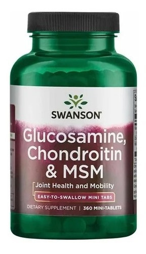 Swanson Glucosamina Condrotina Msm 360 Minitabletas Sfn
