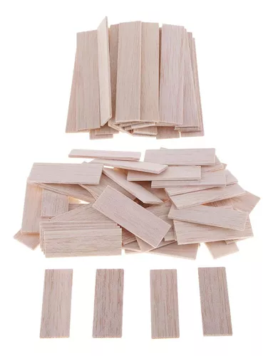 80 Palos de madera para manualidades 15cm