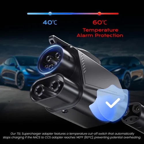 Adaptador Nacs A Ccs 250 Kw Supercargador Para Evs