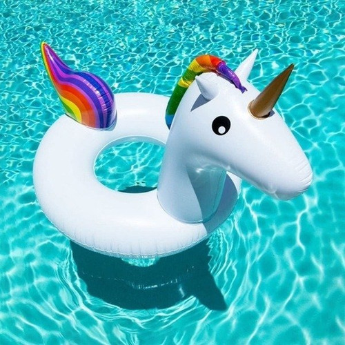 Salvavidas Inflable En Forma De Unicornio #90