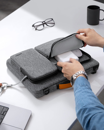 Bandolera Tomtoc Para Portátil, Protección 360°, 15,6 Pulgad