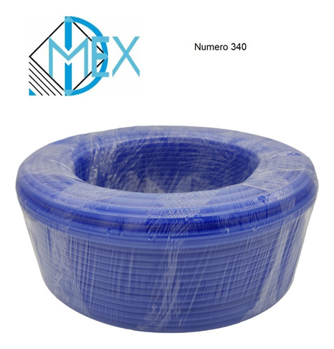 Manguera Neumatica 3/8 Poliflow Azul 100mts 125psi