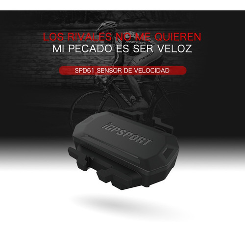 Imagen 6 de 10 de Sensor Inalámbrico De Velocidad Igpsport Spd61 Bicicleta