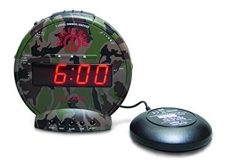 Sonicalert Bunker Bomba Extra Fuerte Vibración Alarma Reloj