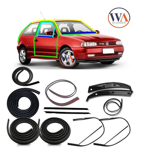 Kit Borracha Porta Pingadeira P Mala Churrasqueira Gol G2 2p