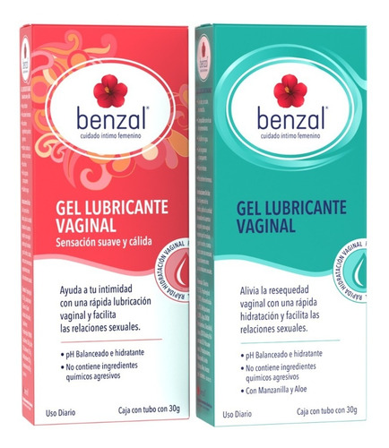Kit Benzal Geles Lubricantes Íntimos
