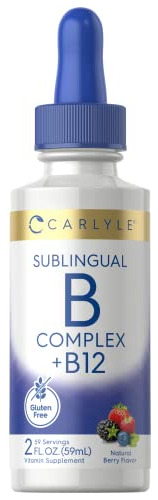 Carlyle Sublingual Vitamina B Complejo Silencio Con Tcxkq