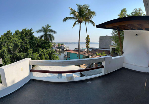 Casa Con Alberca En Privada Con Acceso Y Vista Al Lago De Tequesquitengo