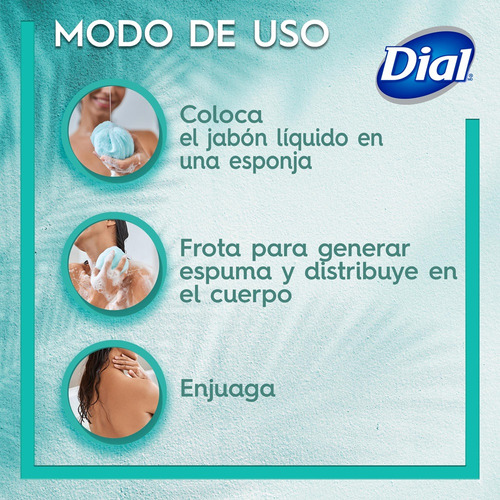 Jabón Líquido Corporal Perlas Exfoliantes 354ml Dial