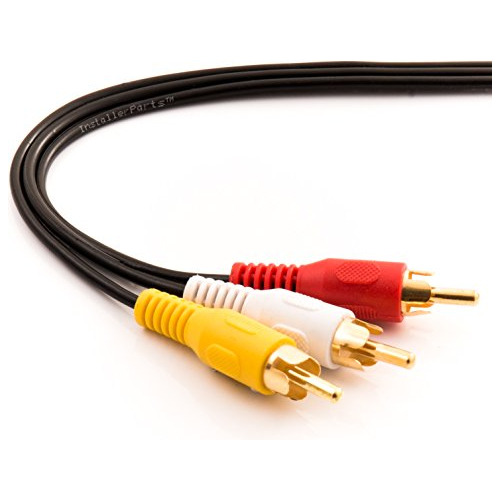 25 Pies Rca Macho Oro Cable De Video De Audio Macho X 3...