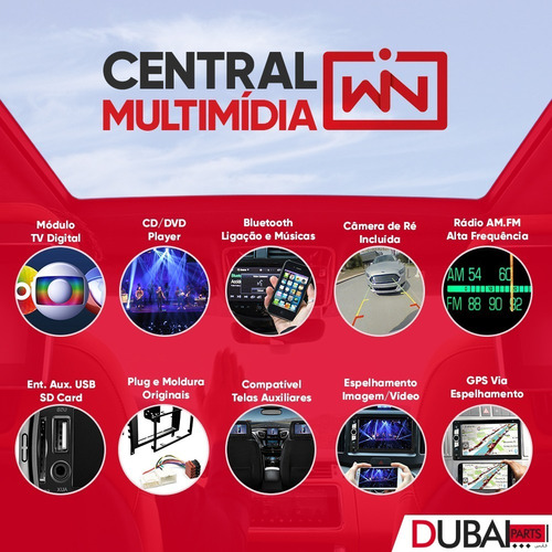 Central Multimídia Dvd S10 Chevrolet Digital 2021 2022 2023