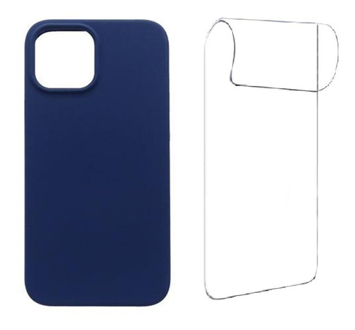 Carcasa Para iPhone 13 Silicona Soft + Lamina De Hidrogel