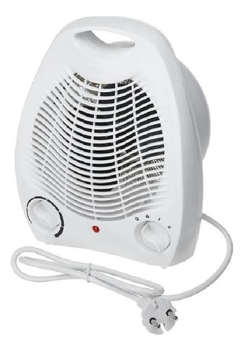 Calefactor Eléctrico Termoventilador 2000w Color Blanco