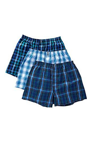 Paquete De 3 Boxer De Cuadros Talla Small Para Hombre