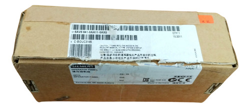 Siemens 6av6 641 0aa11 0ax0 Operator Panel Op 73 Lcd 3 ,