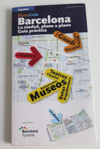 Guia Oficial Plano Barcelona Turismo Castellano Nueva!