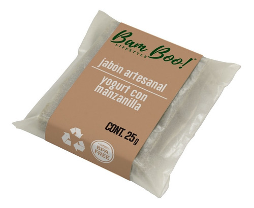 Jabón Hotelero Artesanal Yogurt Con Manzanilla 25 G 90 Pz