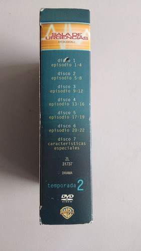 Er Sala De Urgencias Temporada 2 Dvd (Usado)