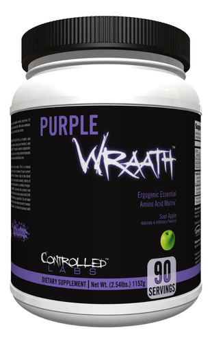 Controlled Lab Purple Wraath Aminoacidos 90 Servs Polvo Sabor Durazno