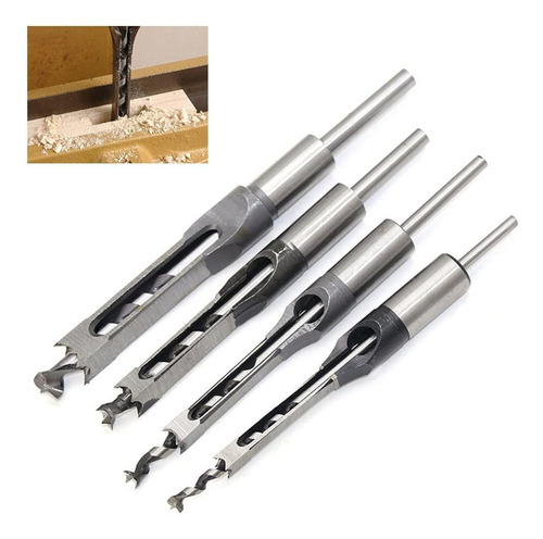 4 Brocas Cuadradas For Carpintería