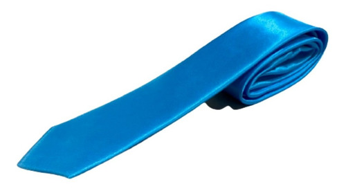 Imagen 1 de 2 de Corbata De Raso Lisa Varios Colores Adulto Excelente Calidad