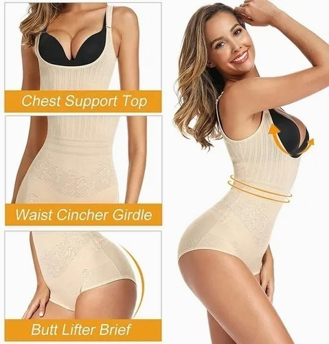 Imagen 5 de 8 de Faja Corset Moldeadora De Cintura Post-parto Gimnasio