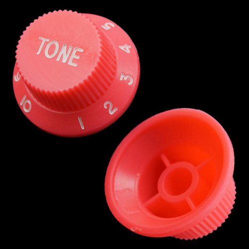 1 Y 2 Botones De Interruptor De Control De Tono Para Rosado