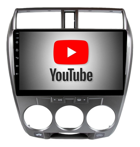 Imagem 6 de 7 de Central Multimidia Honda City 09 A 14 Analogico Android Gps