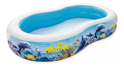 Imagen 1 de 3 de Alberca Inflable Mundo Marino 2.62 Mts