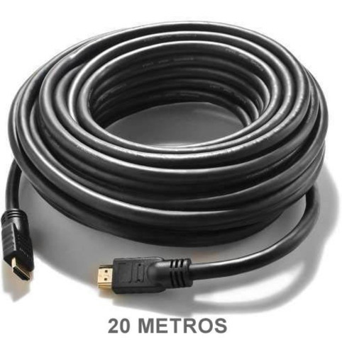 Cabo Hdmi 20m 2.0 19 Pinos 20 Metros Premium 4k Ultra Hd 3d