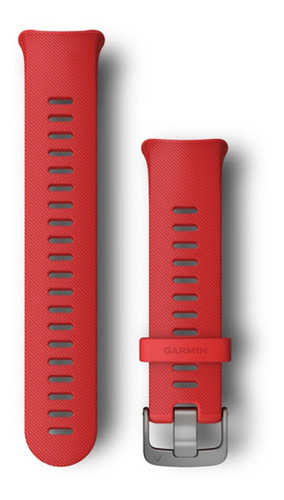 Malla Reemplazo Roja Para Reloj Forerunner 45 Grande Garmin Color Rojo