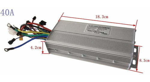 Imagen 1 de 1 de Controlador Bicicleta Electrica 72 5 40 Motor Dc Doble