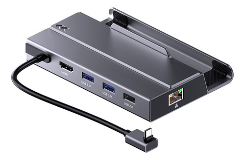 Dock, Estación De Acoplamiento Usb C, 7 En 1 Con 4k @60hz,