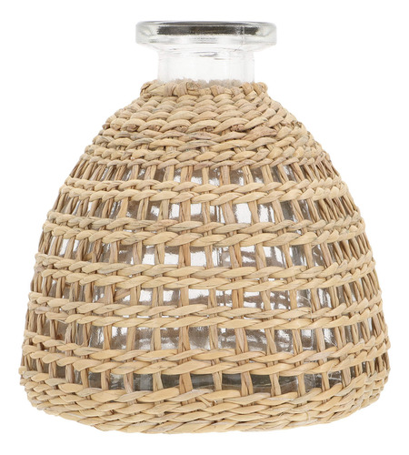 Adornos De Botellas Tejidas De Mimbre