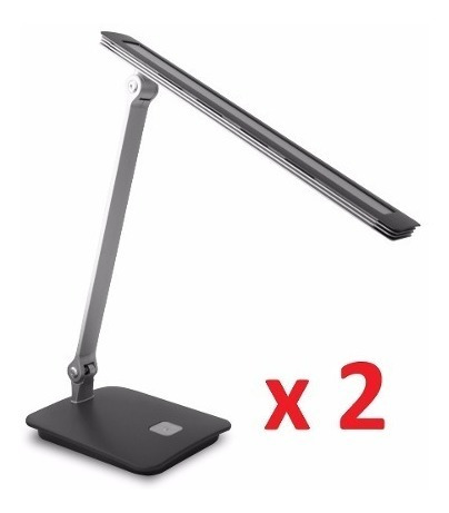 Pack X 2 Velador Escritorio Lampara De Mesa Led Milenium Led