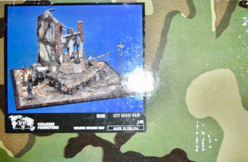 Verlinden Diorama Yeso City House Ruin 1/35/ Armar Y Pintar 