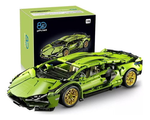 Auto Lamborghini Armable Compatible Con Lego. 