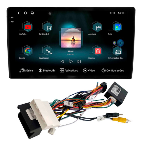 Multimidia Aikon Fóton G3 C4 Cactus 2019 Acima 12+256gb 9p