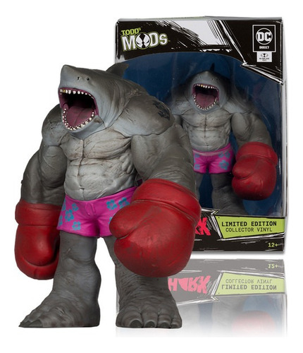 Figura Mcfarlane King Shark (todd's Mods) 4,5 (posada) (Reacondicionado)