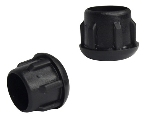 Ponteira Acabamento Interna Redonda 5/8 Preta - 30pc