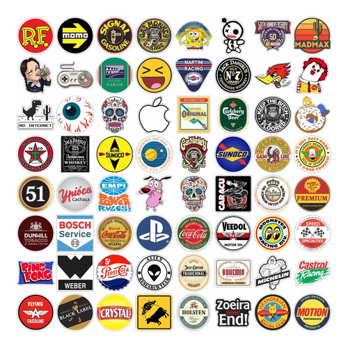 Adesivos Fusca Hoodride Retrô Vintage Rat Look Antigo 3 64un