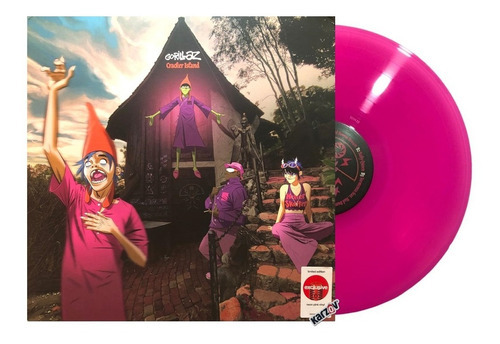 Gorillaz Cracker Island Lp Vinyl / Neon Pink