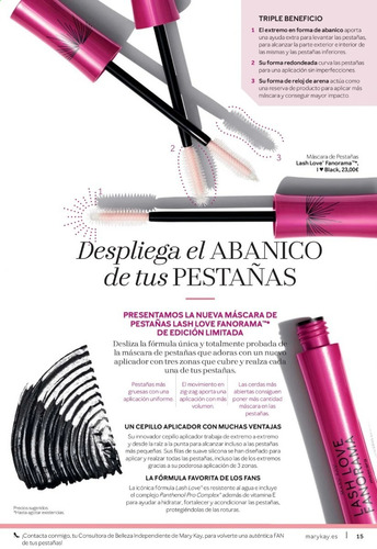 Mascara De Pestañas Lash Love Fanorama Mary Kay