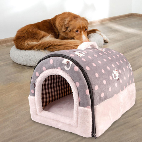 Tienda Para Mascotas, Cama Tipo Cueva, Casa Para Gatos, M