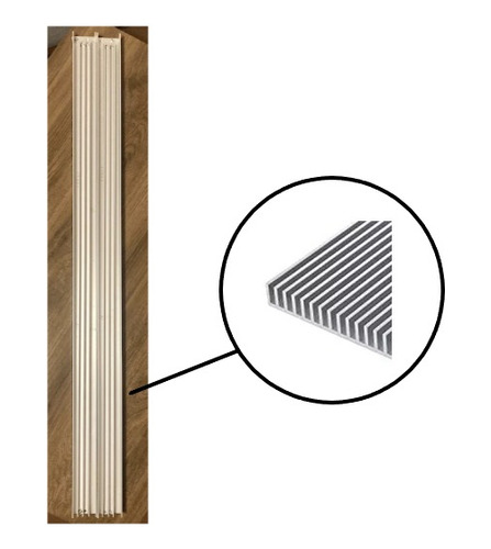 Dispador Aluminio Para Led Paneles Cultivo Indoor Chips