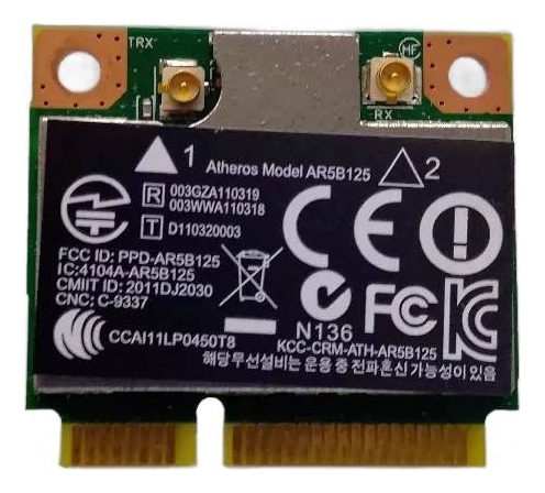 Tarjeta De Red Hp 14-r002la 240 G3 14-g Atheros Ar5b125 (Usado)
